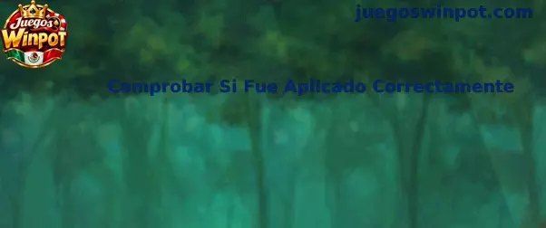 Guía para comprobar si un beneficio promocional fue aplicado correctamente en Juegos Winpot