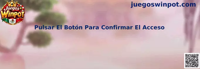 Guía visual para pulsar el botón y confirmar el acceso en Juegos Winpot