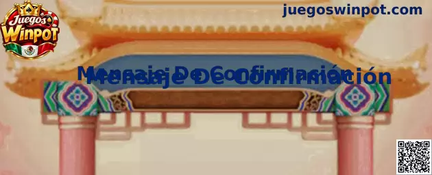 Guía de Mensaje De Confirmación para completar la activación de una cuenta en Juegos Winpot